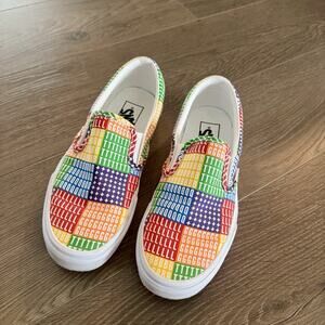 VANS Classic Slip On PRIDE LGBTQ+ Women’s 6.5 Multicolor Rainbow Low Top Shoes